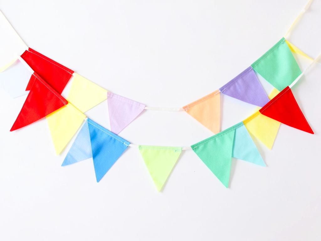 Multicolour Triangle Bunting